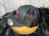 Black Mesh Back Hat — Least Overpaid Employee