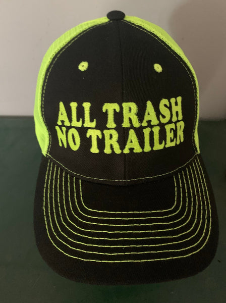 Embroidered Classic Snapback Hat - All Trash No Trailer