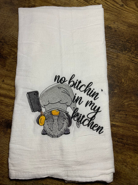 Gnome Kitchen Dish Towel