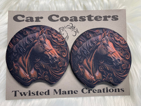 Horse Car Coasters