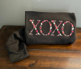 Floral XOXO Embroidered Sweatshirt