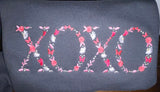 Floral XOXO Embroidered Sweatshirt