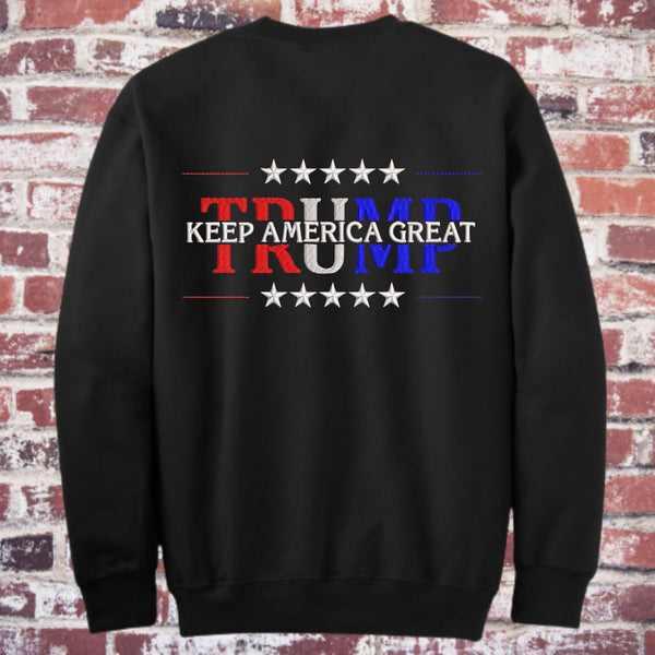 Trump Embroidered Sweatshirt