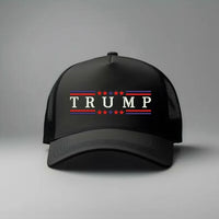 Black Trump Fight Embroidered Hat