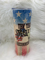 Flag and Skull Tumbler