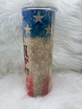 Flag and Skull Tumbler