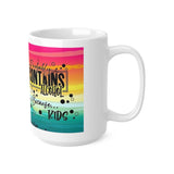 Tropical Ceramic Coffee Cups, 11oz, 15oz