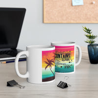 Tropical Ceramic Coffee Cups, 11oz, 15oz