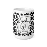 Good Morning Ceramic Coffee Cups, 11oz, 15oz