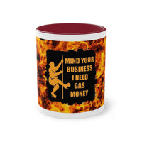 Mind Your Business Two-Tone Coffee Mug, 11oz