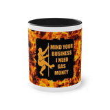 Mind Your Business Two-Tone Coffee Mug, 11oz