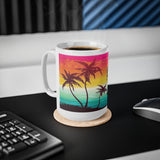 Tropical Ceramic Coffee Cups, 11oz, 15oz