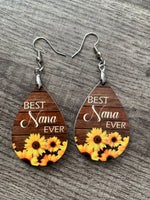 Best Nana Ever Earrings