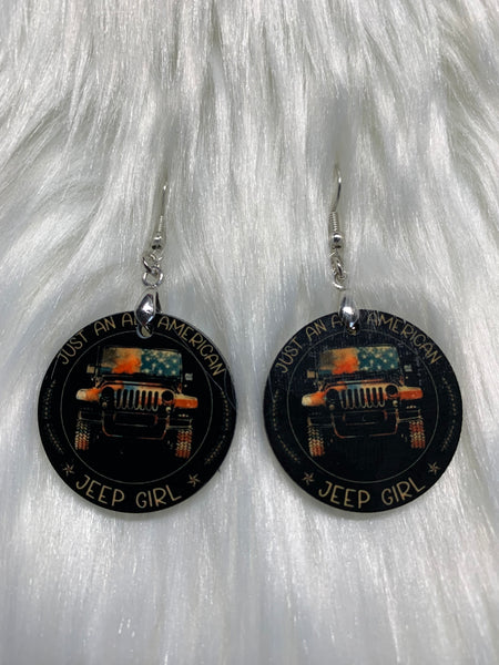 American Jeep Girl Earrings