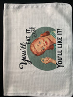 You'll Eat It Retro Kitchen Towel