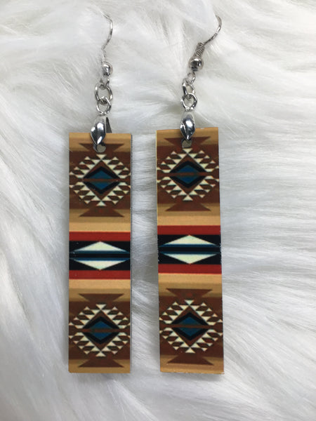 Western Bar Earrings