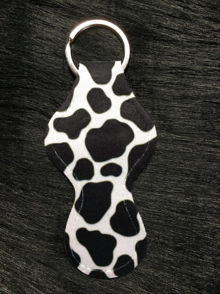 Cow Print Lip Balm Holder