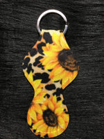 Sunflower & Leopard Print Lip Balm Holder