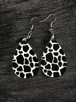 Cow Print Earrings