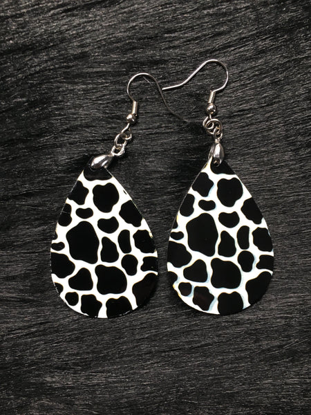 Cow Print Earrings