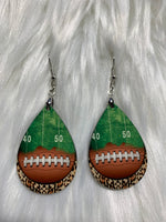 Football Fifty Yard Line Earrings