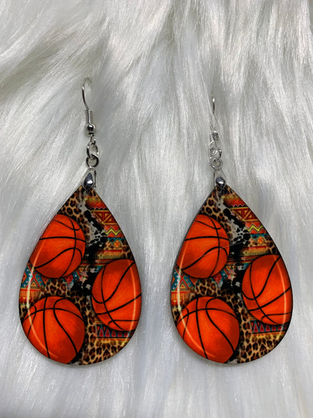 Basketball Earrings