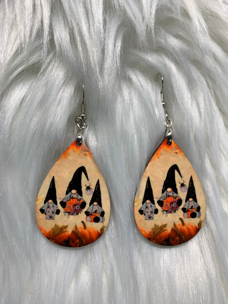 Halloween Gnome Earrings