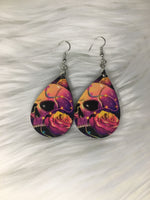 Skull & Rose Earrings