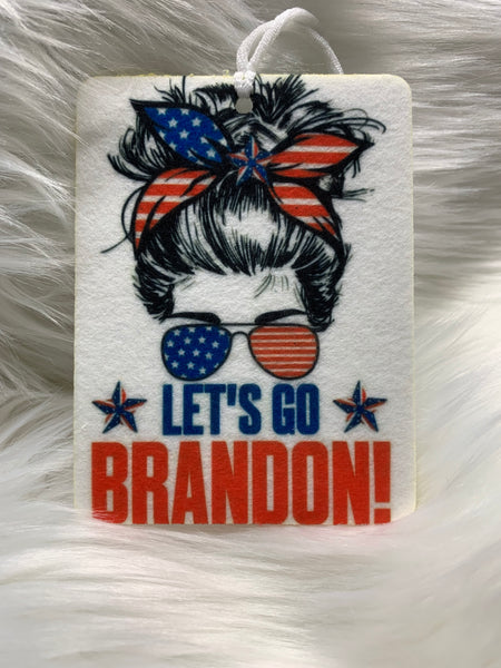 Let's Go Brandon Air Freshener Mom Life