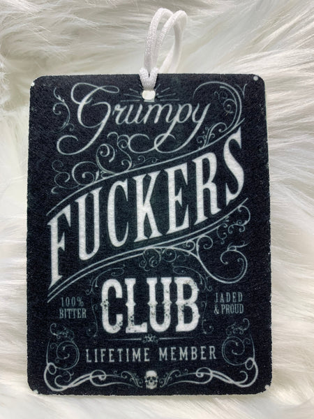 Grumpy Club Air Freshener