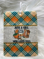 Fall Plaid Air Freshener