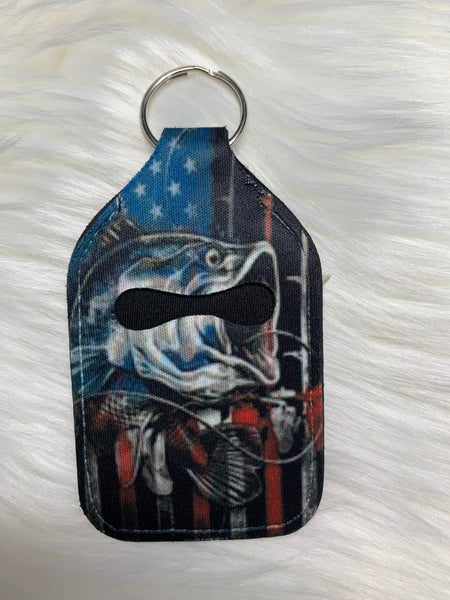 Fishing Hand Sanitizer Holder