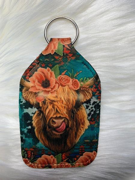 Cow Kisses Hand Sanitizer Holder