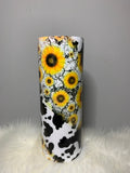 Sunflower & Cows 20oz Tumbler