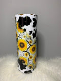 Sunflower & Cows 20oz Tumbler