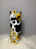 Sunflower & Cows 20oz Tumbler