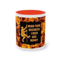 Mind Your Business Two-Tone Coffee Mug, 11oz