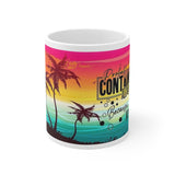 Tropical Ceramic Coffee Cups, 11oz, 15oz