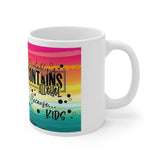 Tropical Ceramic Coffee Cups, 11oz, 15oz